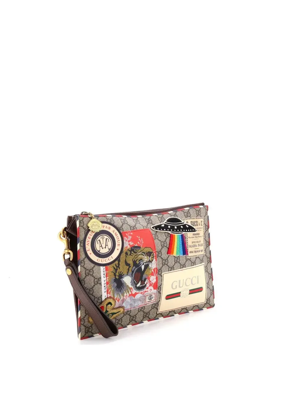 Gucci Courrier Pouch Gg Coated Canvas #295055G11B